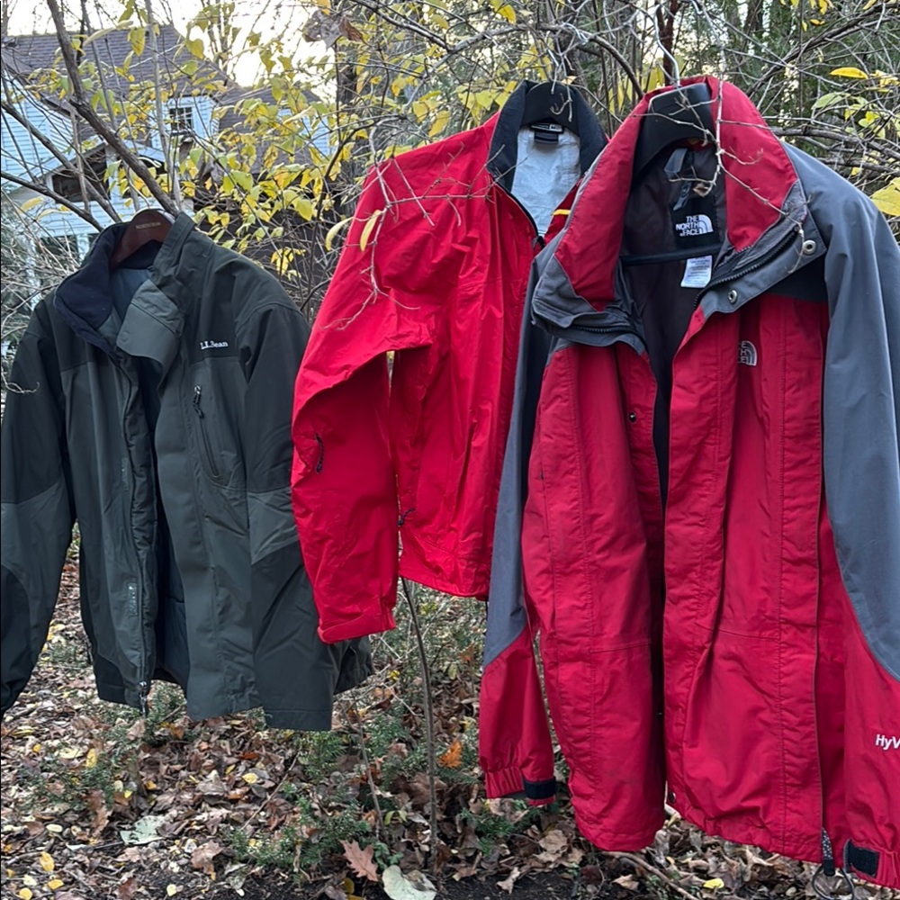 The North Face, LL Bean and REI Jacket Bundle
